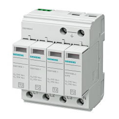 Катоден отводител Siemens SPD 350V, 20kA, 3P+N тип 2