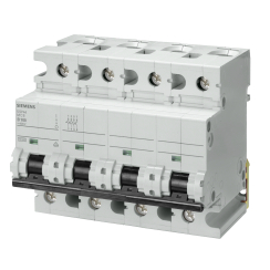 Автоматичен прекъсвач Siemens 5SP4, 4P, 125A, 10kA, крива С