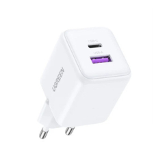 ЗАРЯДНО УСТРОЙСТВО X516 220V 1xUSB-C 1xUSB A 30W mini UGREEN - БЯЛО