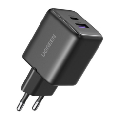 ЗАРЯДНО УСТРОЙСТВО X516 220V 1xUSB-C 1xUSB A 30W mini UGREEN - ЧЕРЕН