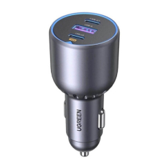 ЗАРЯДНО УСТРОЙСТВО ЗА КОЛА 2xUSB-C+1xUSB A 130W EC705 UGREEN