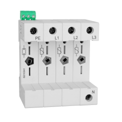 Основа за арестор Vartec TII, 3P+N за модул 3x VVM, 1x VGM, сигн.