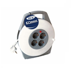 Макара Commel H05VV-F, 4 гнезда, в кутия, 10m, 1mm