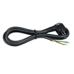 Commel, кабел H05VV-F, Г-образен щепсел, 2m, 3x1.5mm