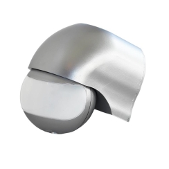 Датчик за движение PIR Commel, открит монтаж, 180°, обхват D12m / h=2.3m, IP44, инокс