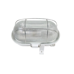 Осветително тяло с метална решетка, E27, IP44