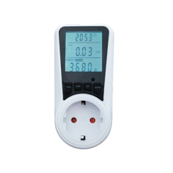 Измервател на мощност Commel, 2 тарифи, за контакт