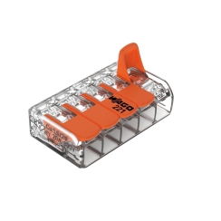 Клема Wago бърза връзка, 5x0.2-4mm2, 32A