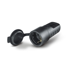 Гумиран шуко/френски контакт Scame Quick, 16A