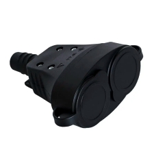 Гумен двоен куплунг Atra, прав, IP44