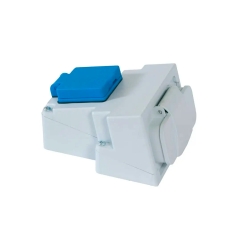 Контакт Atra, 1x трифазен, 1x монофазен, IP44, 25A