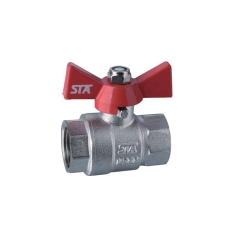 Сферичен кран Т-образен, ПО /BIG/ F/F, 3/4"