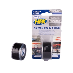 Самовулканизираща силиконова лента HPX Stretch&Fuse, 28mmx80m, черна