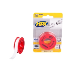 Уплътнителна тефлон лента HPX PTFE Gas, 12mmx12m, бяла