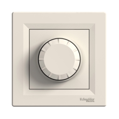 Димер ротативен за LED Schneider Asfora, крем