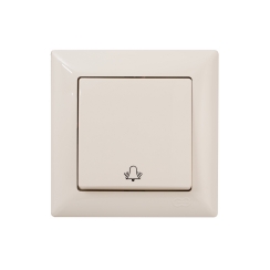 Ключ бутон звънец Gunsan Visage, бежов/крем