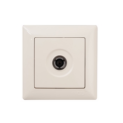 Розетка за TV Gunsan Visage, бежов/крем