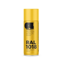 Акрилна спрей боя Cosmos Lac, RAL 1018 Zinc Yellow/Светло жълто
