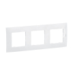 Декоративна тройна рамка Legrand Niloé, бяла